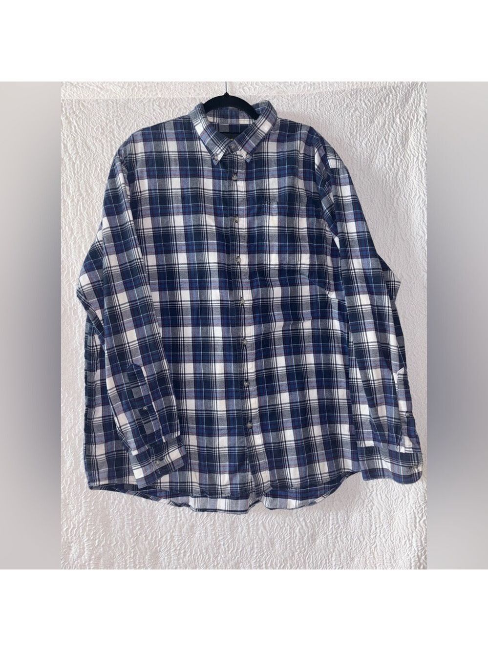 Cabela's Plaid Flannel Long Sleeve Button Down Shirt
